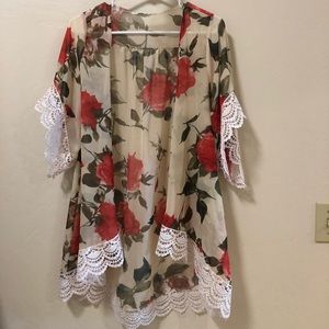Floral kimono